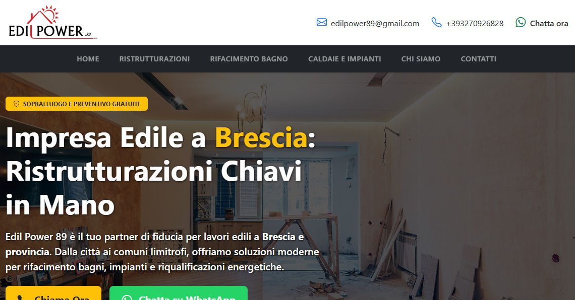 Anteprima del progetto Impresa Edile a Brescia