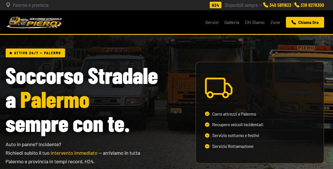 Anteprima del progetto Soccorso Stradale Piero
